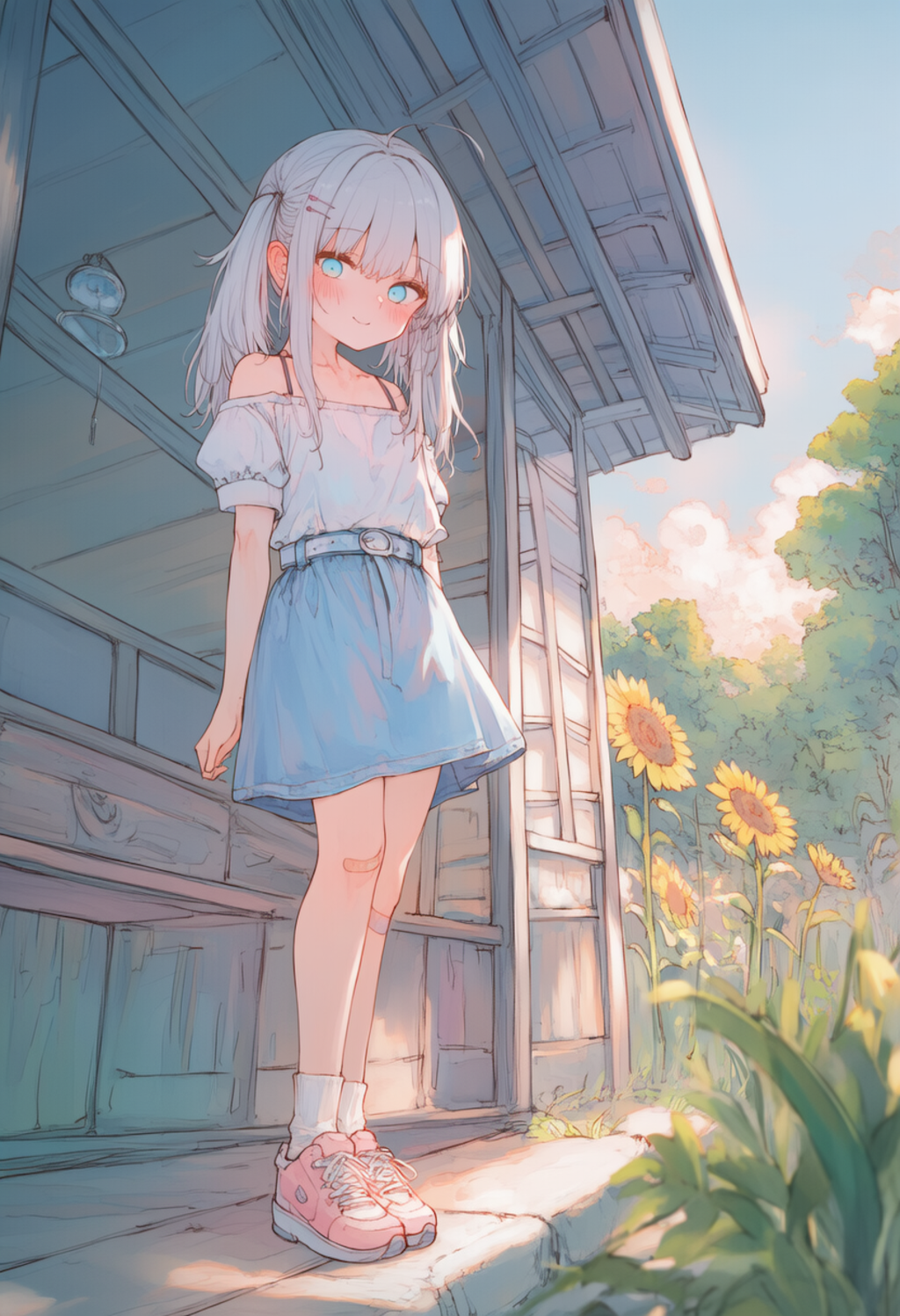 田舎風景とツインテ○学生_0527