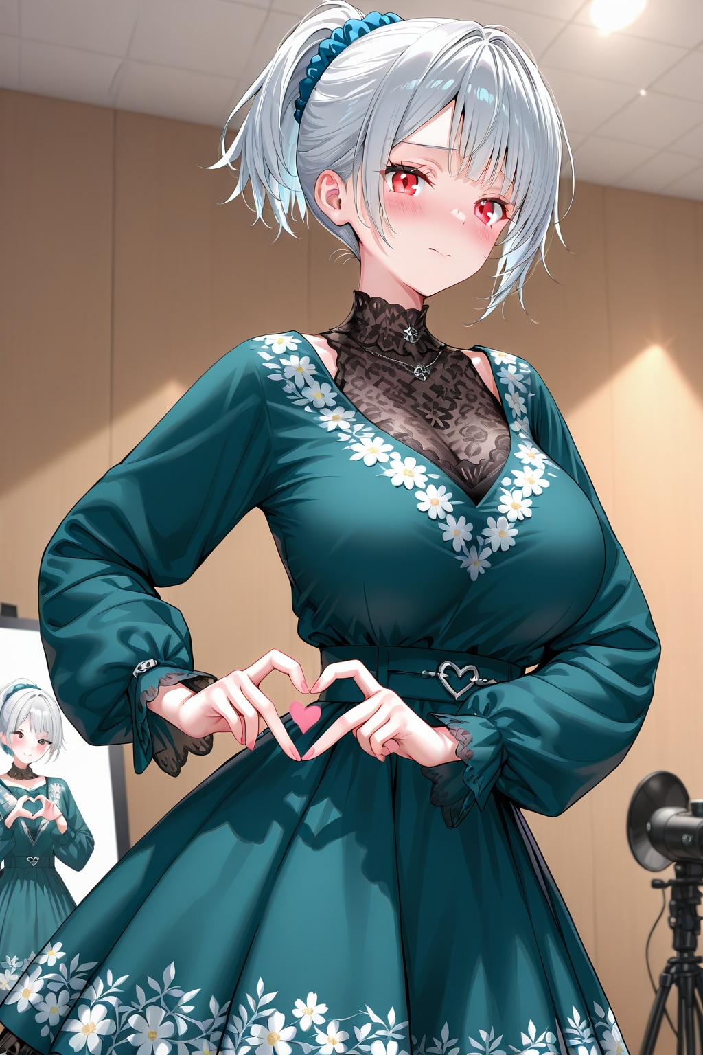 ちょっと下めの♡ポーズ