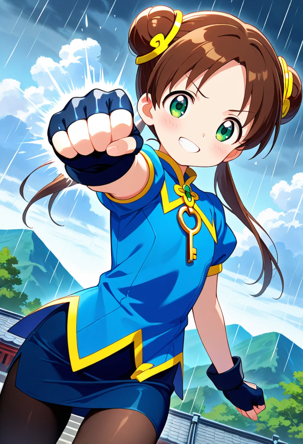 普通にチャイナブラウス②