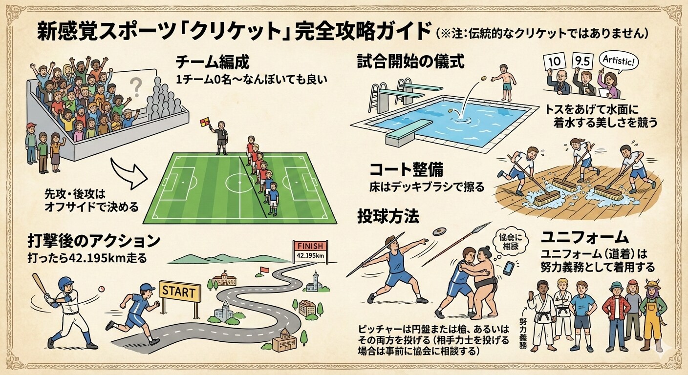 クリケットのルール説明🏏