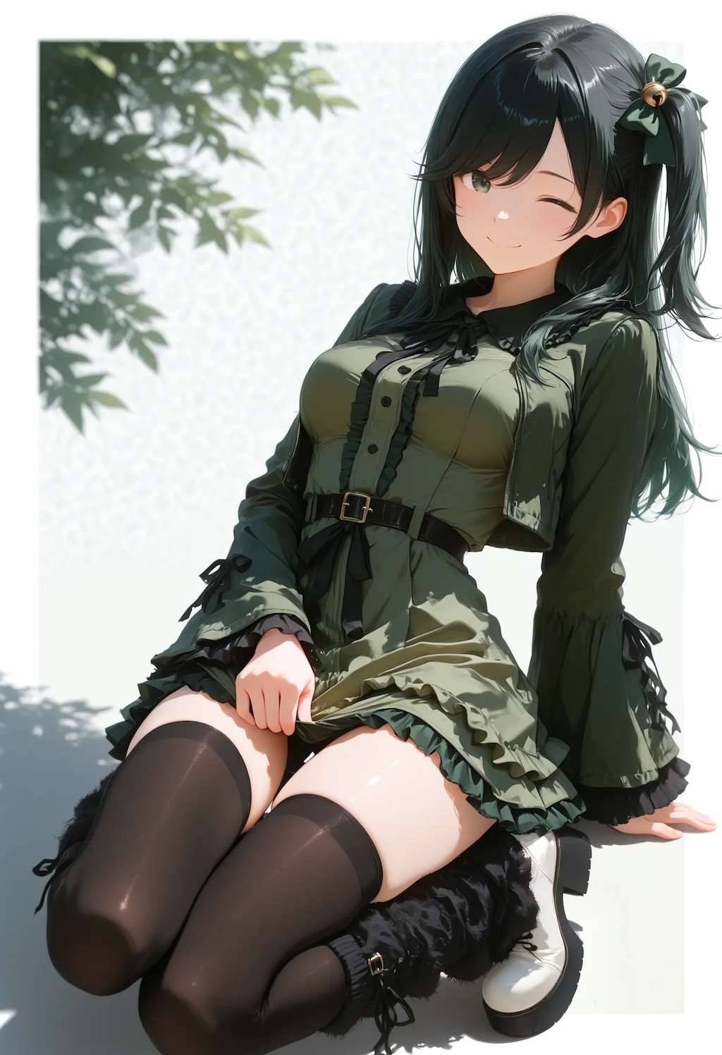 緑少女の絶対領域