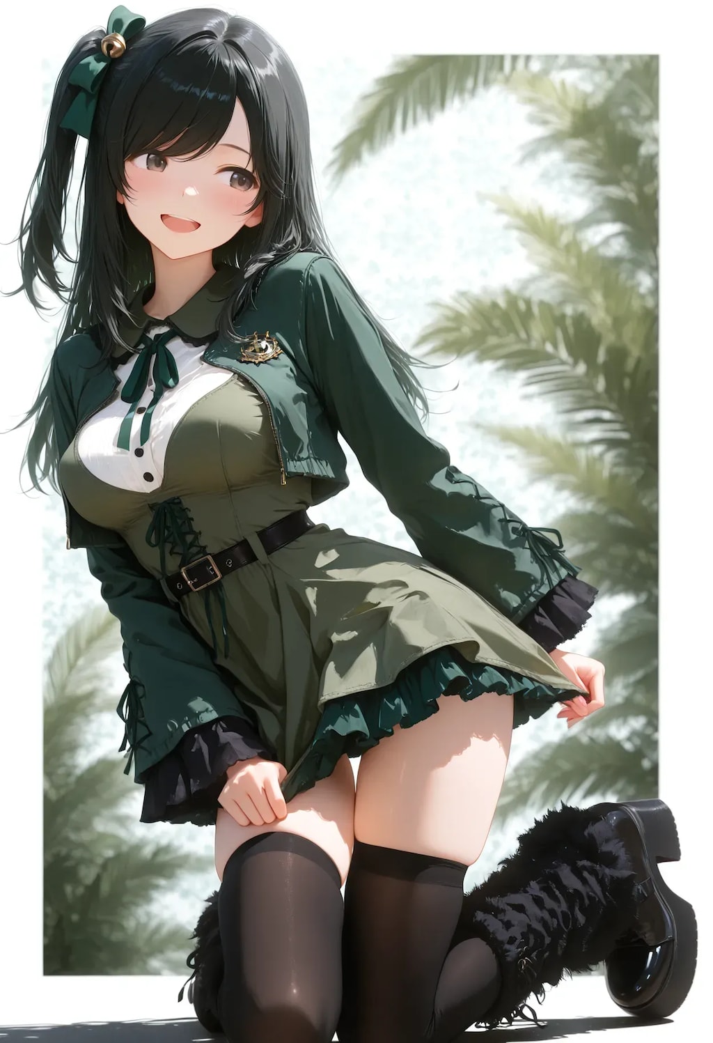 緑少女の絶対領域