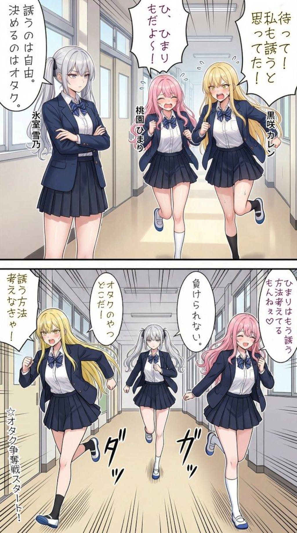 クリスマスにオタク君とデートをする一軍ギャルズ