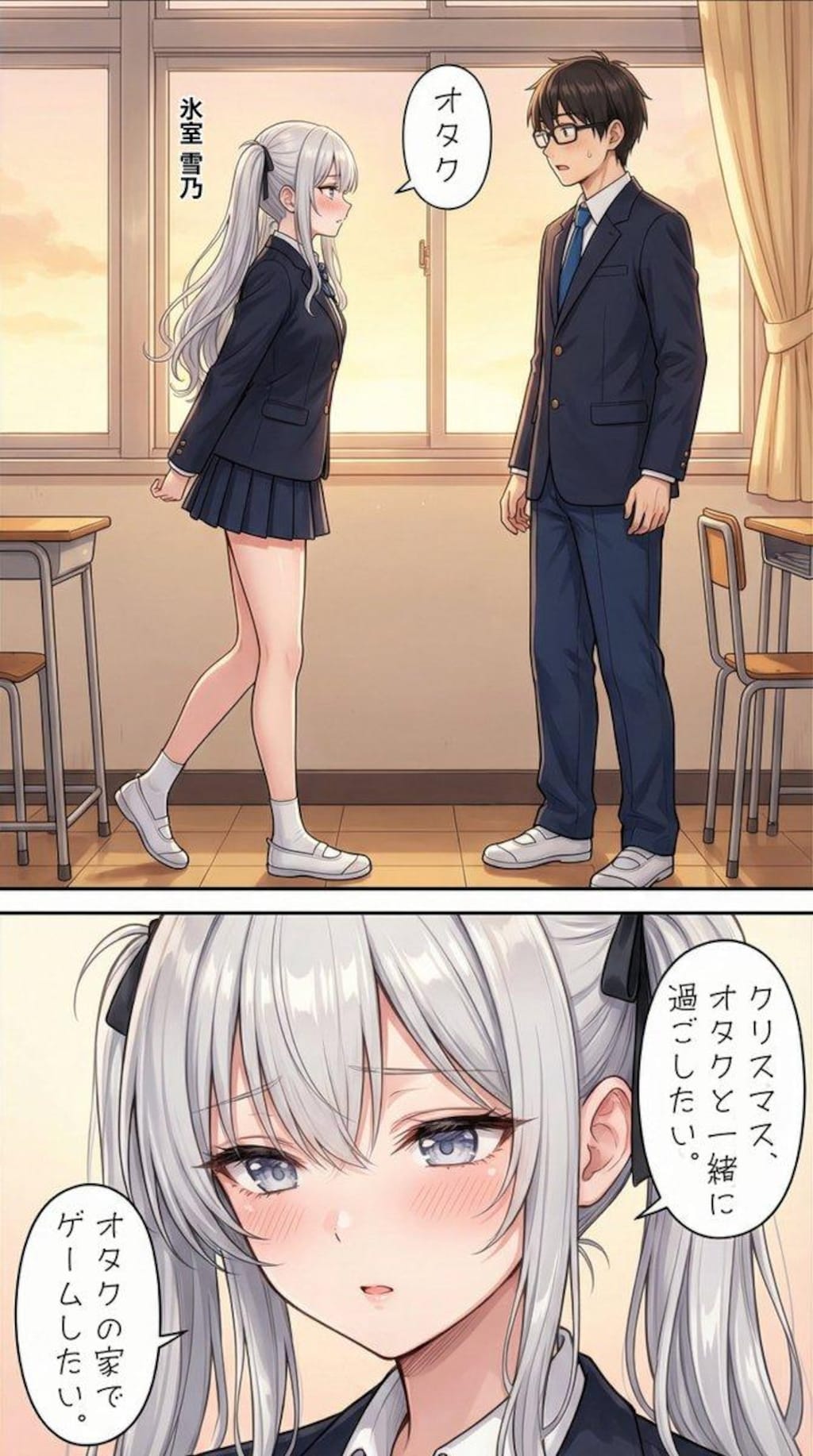 クリスマスにオタク君とデートをする一軍ギャルズ