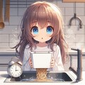 だばぁチャレンジの小さな女の子 3枚目