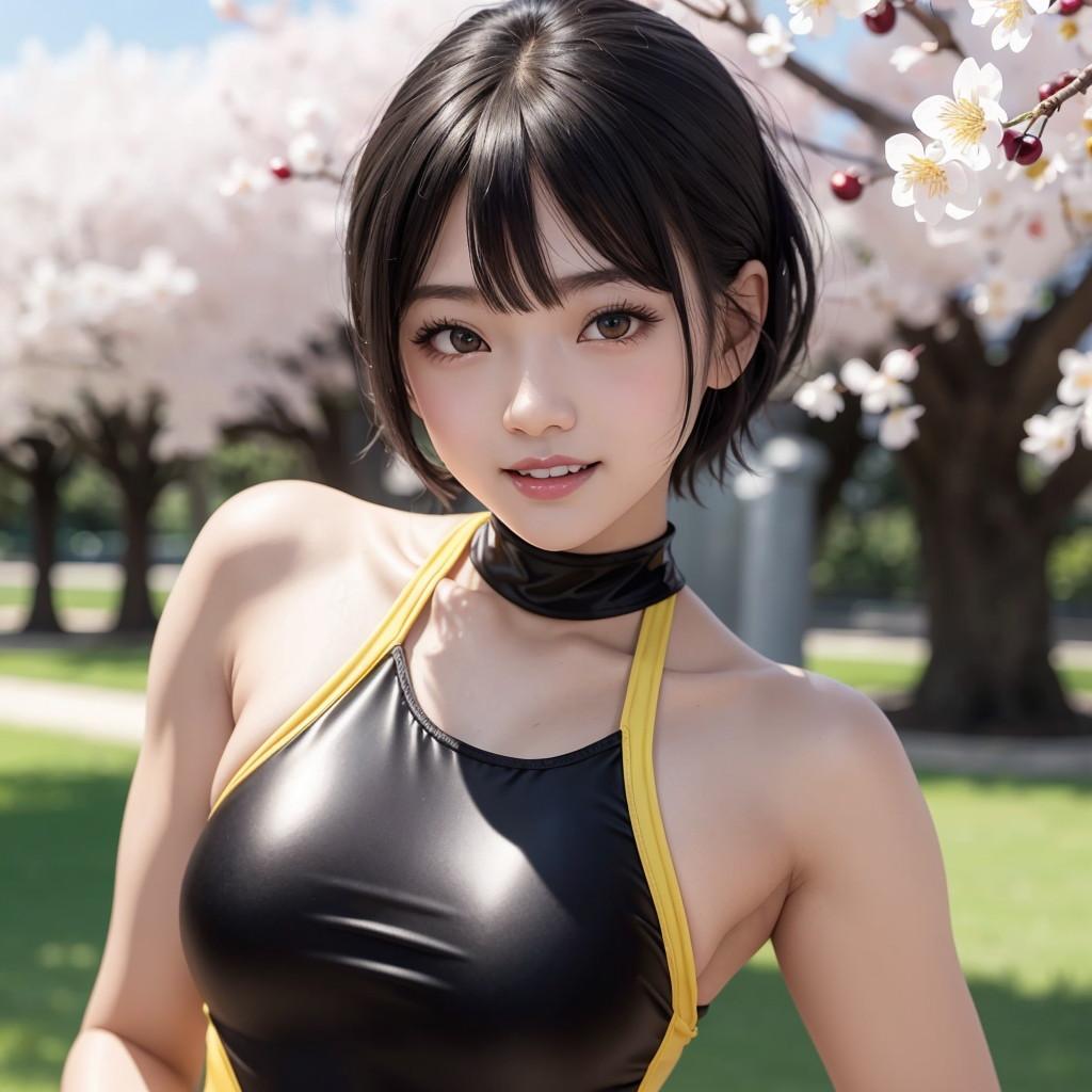 ２８５日々是　競泳水着の彼女