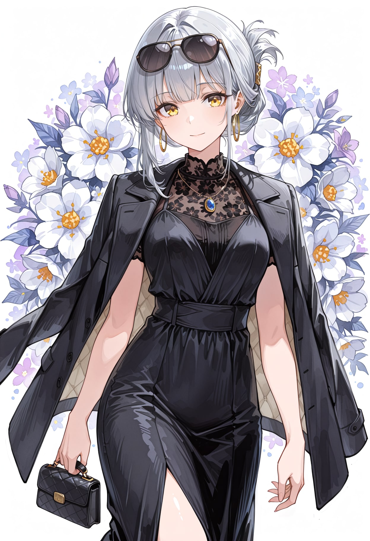 看板娘　flowers | の人気AIイラスト・グラビア