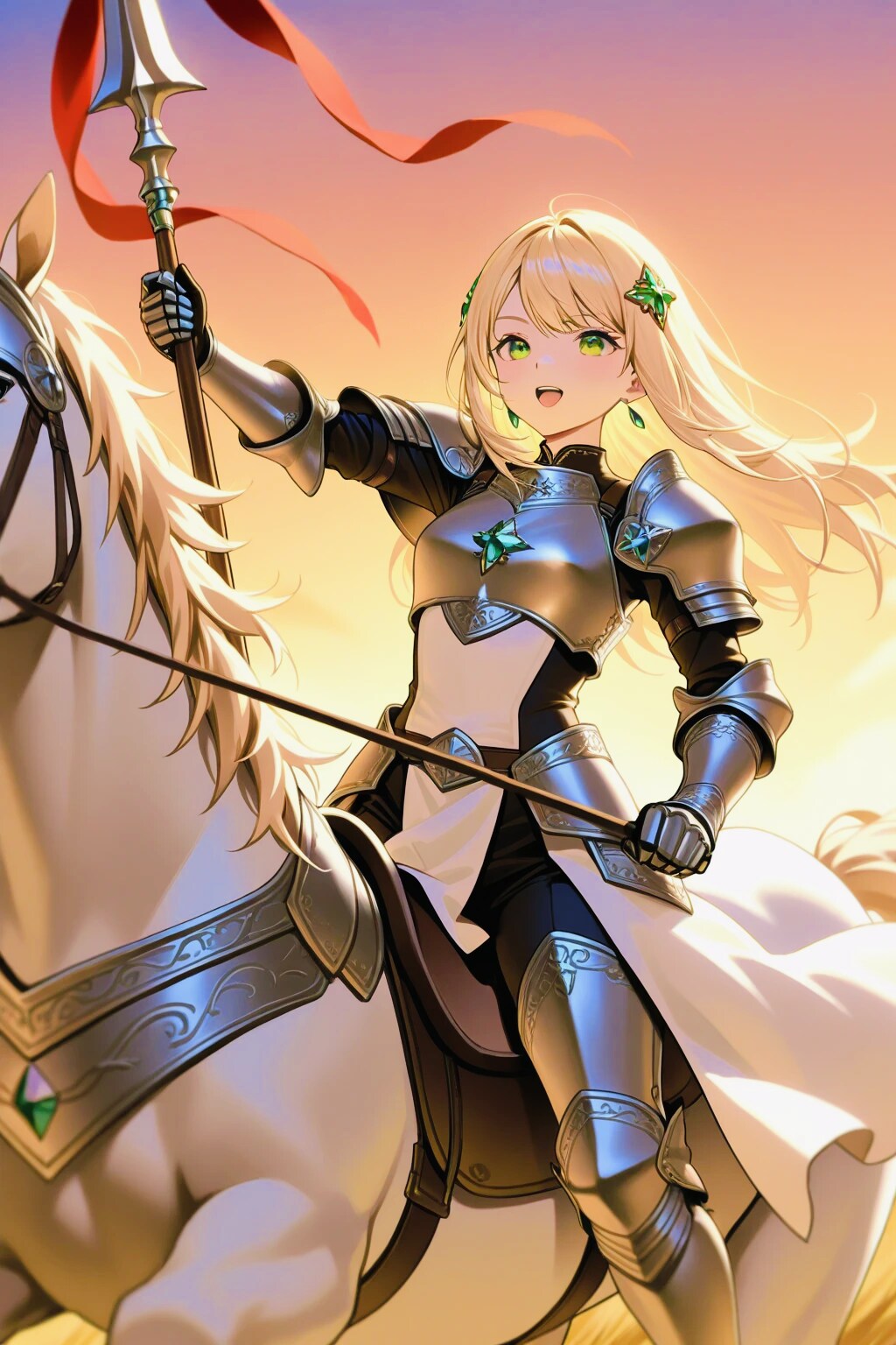 戦乙女カタリナ嬢の騎馬による突撃