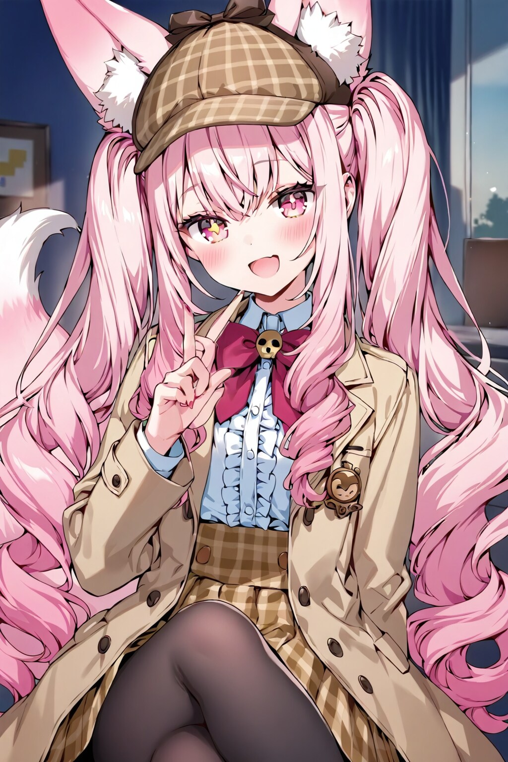 今日の狐耳娘