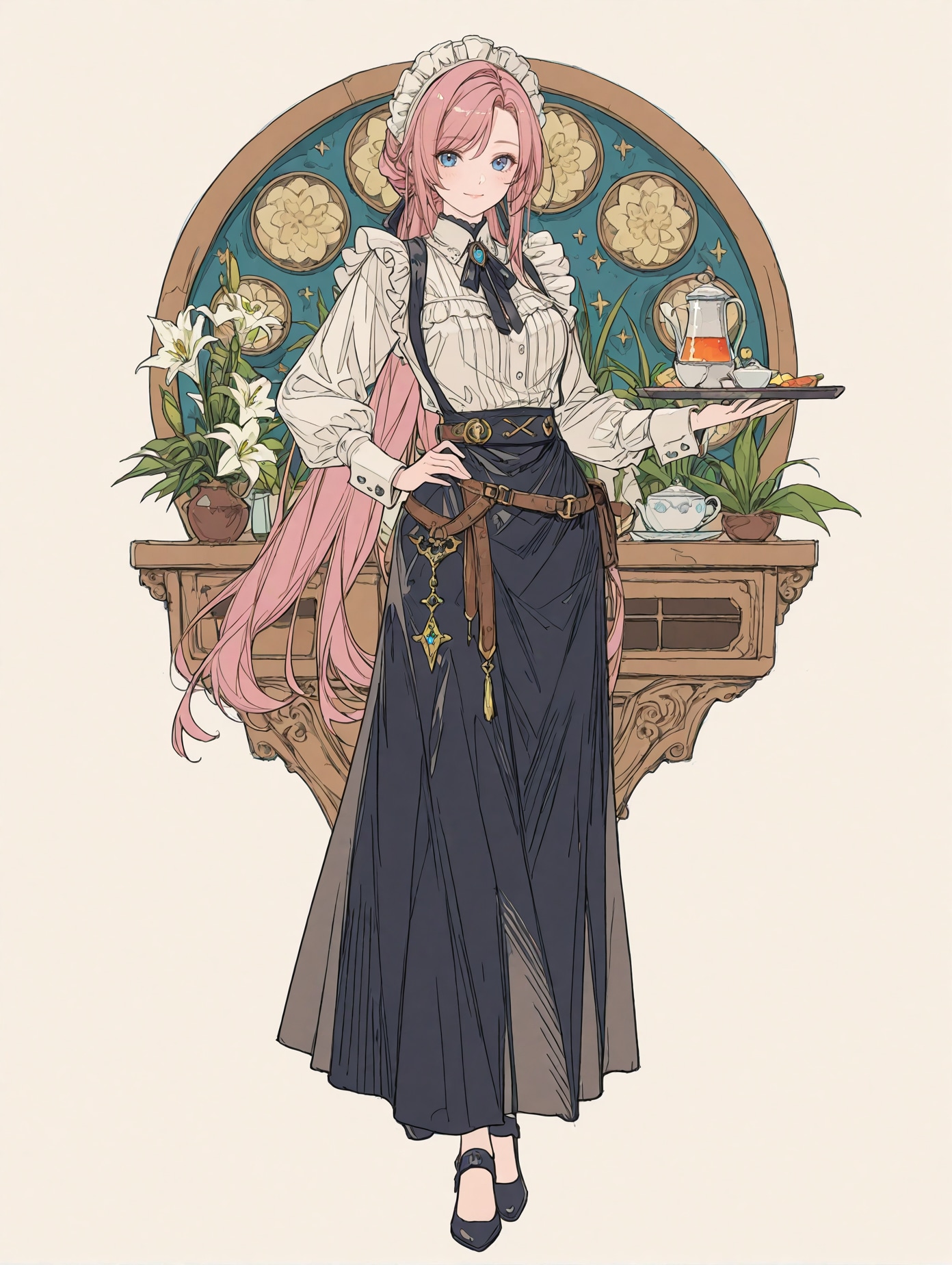 給仕さん | の人気AIイラスト・グラビア
