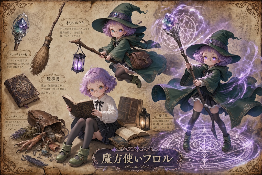 🔯新うちの子🔯【魔法使いフロルちゃん】