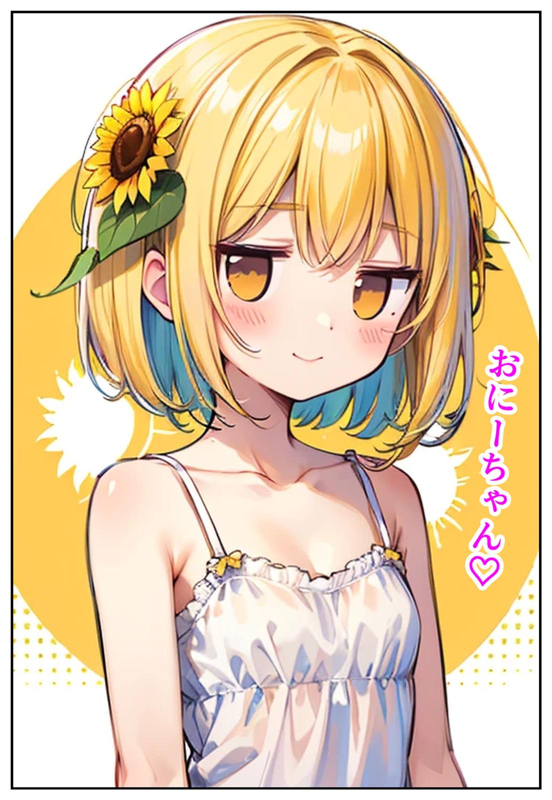 ひまわりがお洒落ポイント