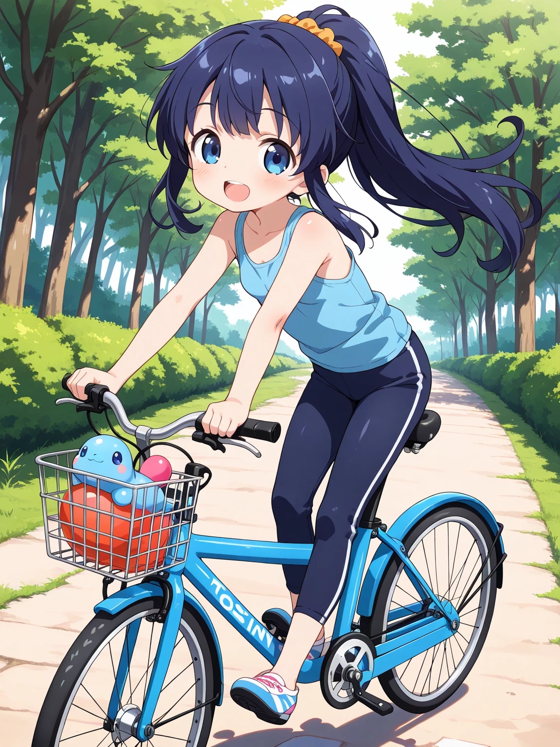 お礼イラスト！青ぽにちゃん