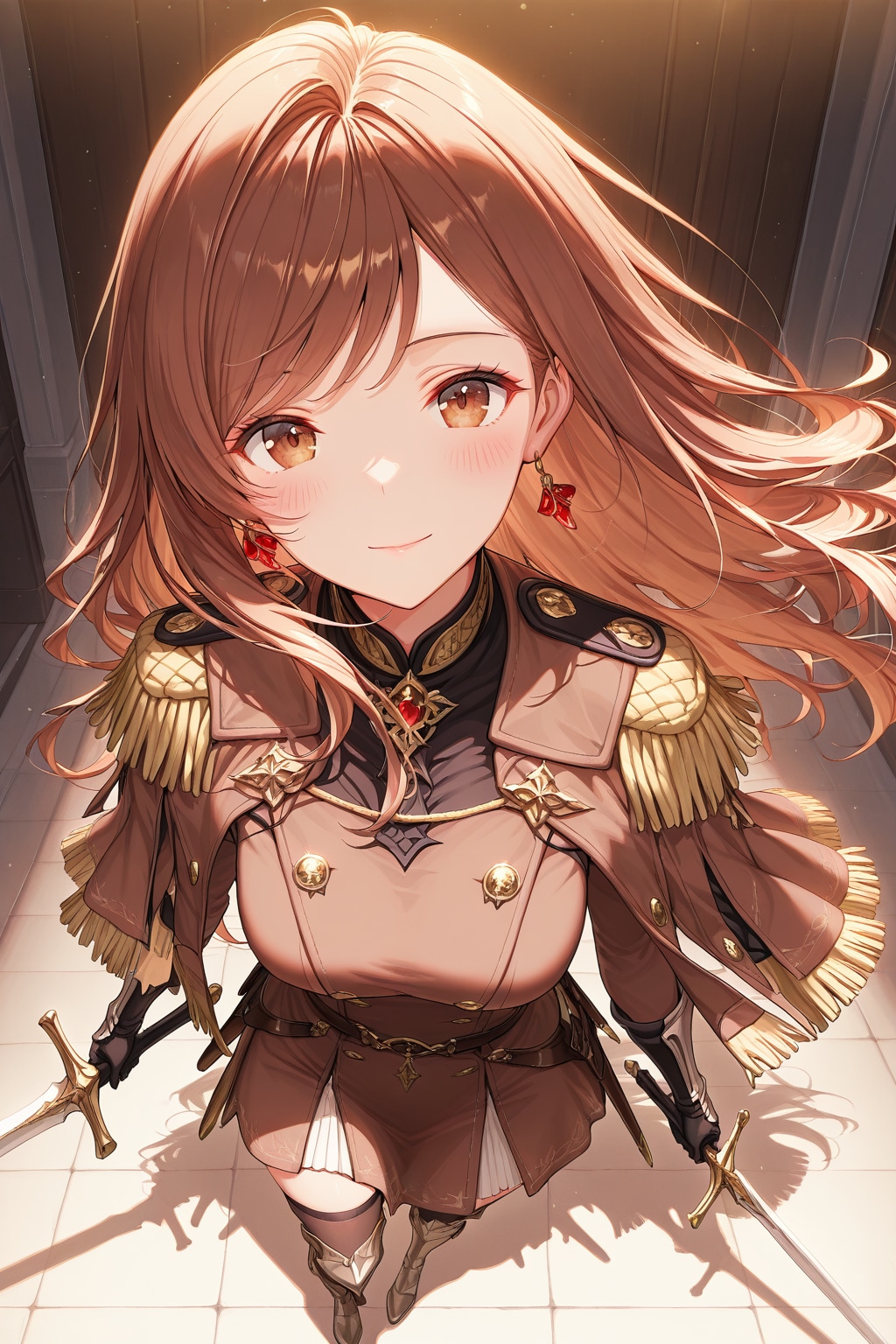 革の鎧の聖騎士