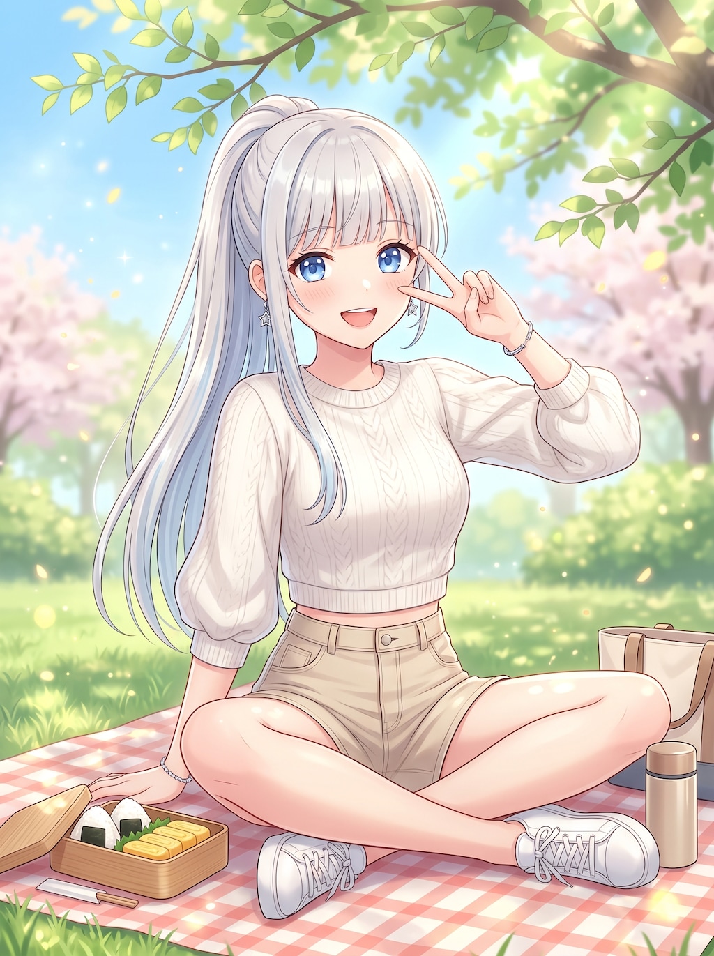 お花見ピクニック
