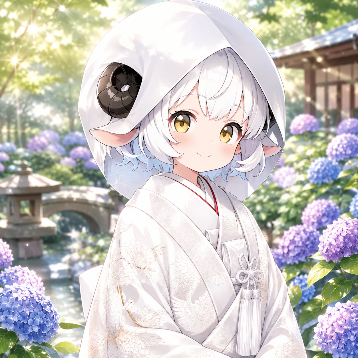 白無垢姿のメイちゃん♡