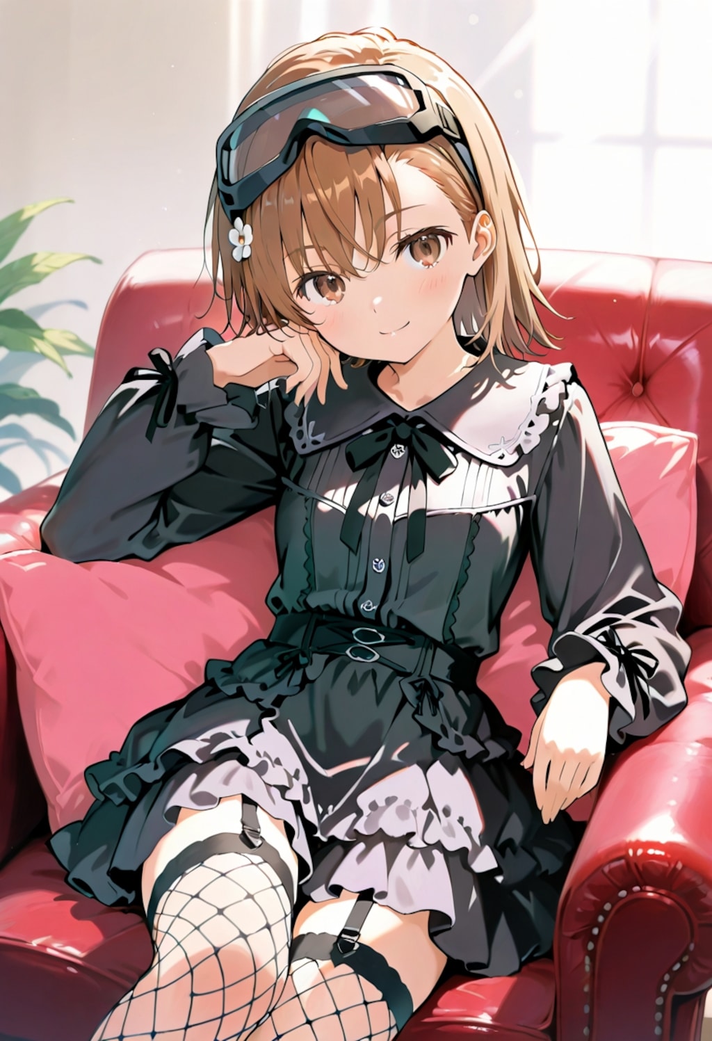 ゴスロリ御坂　リラックス