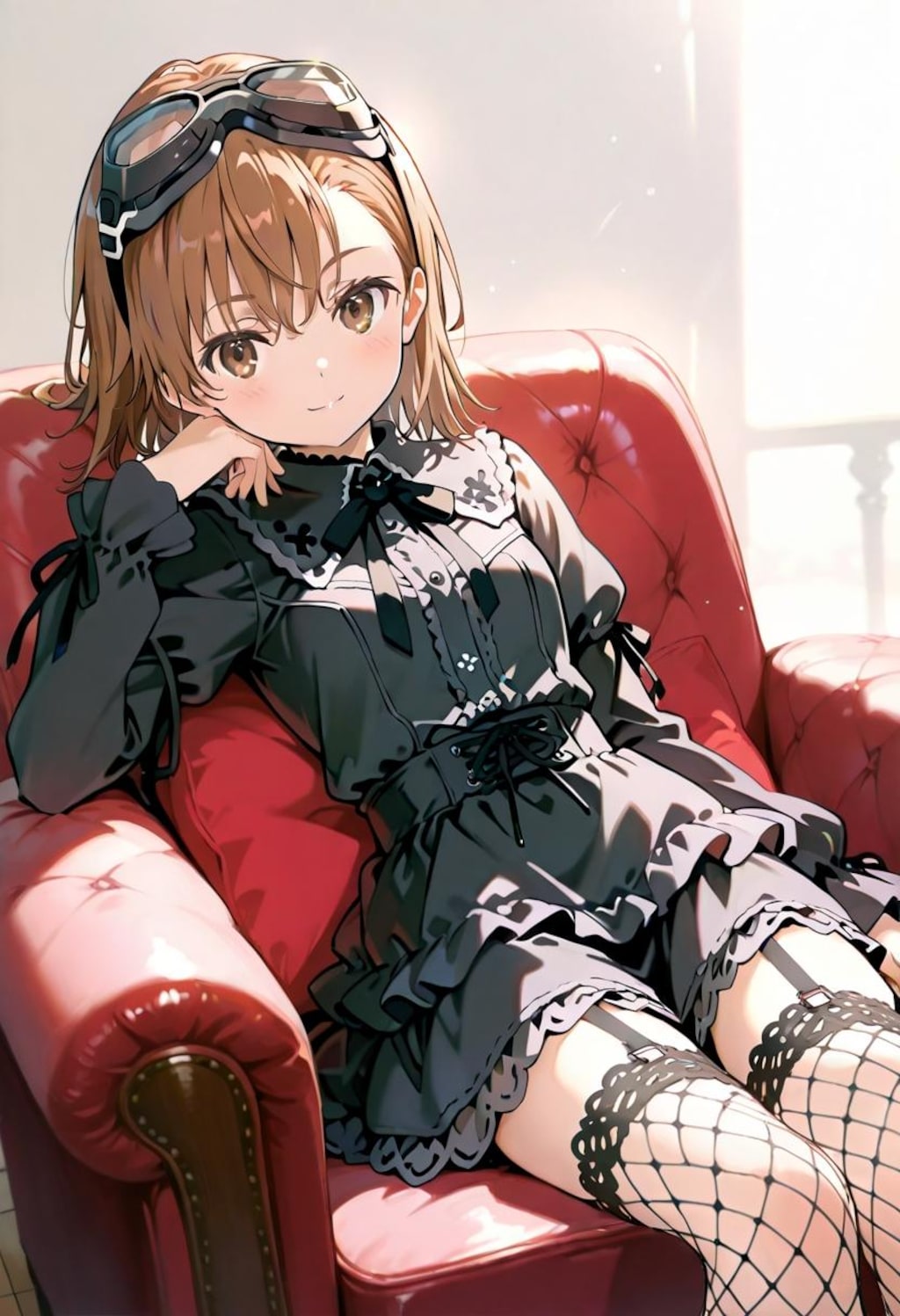 ゴスロリ御坂　リラックス