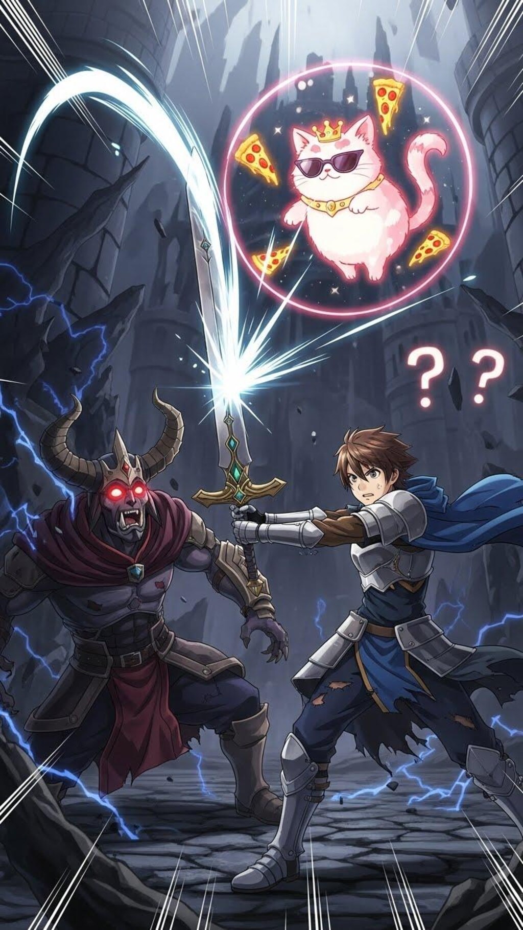 不適切な物が映写される勇者の剣