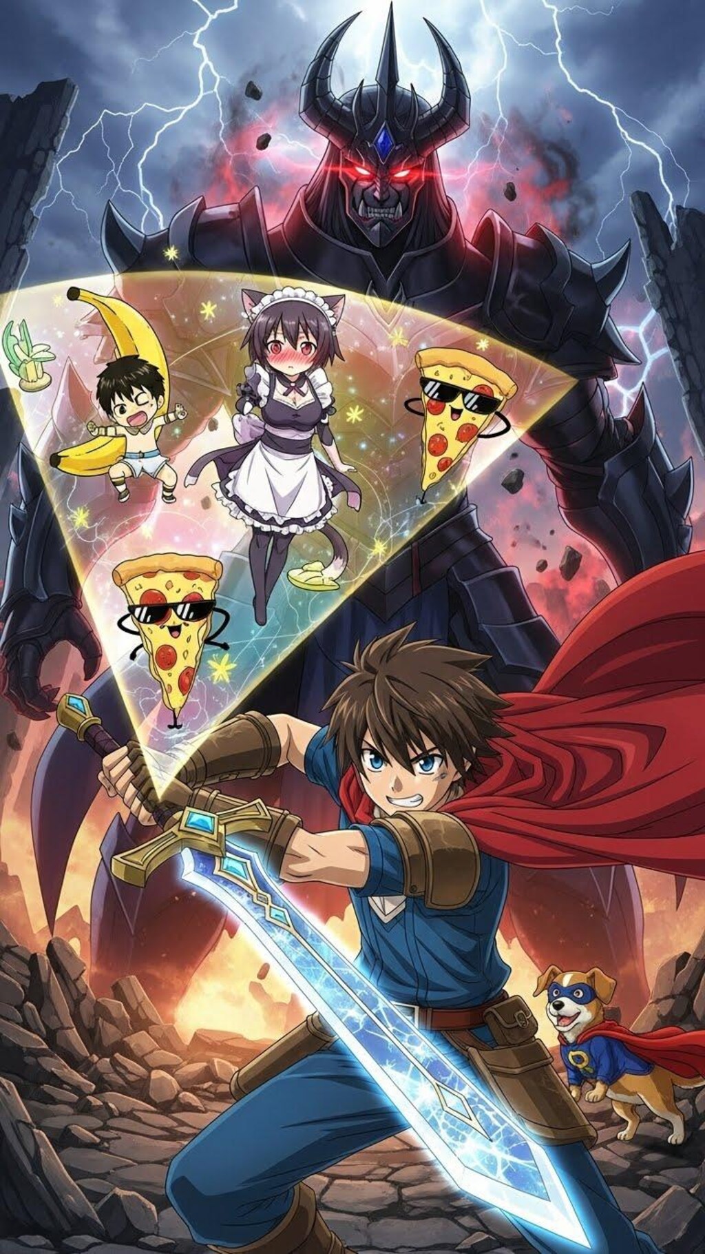 不適切な物が映写される勇者の剣