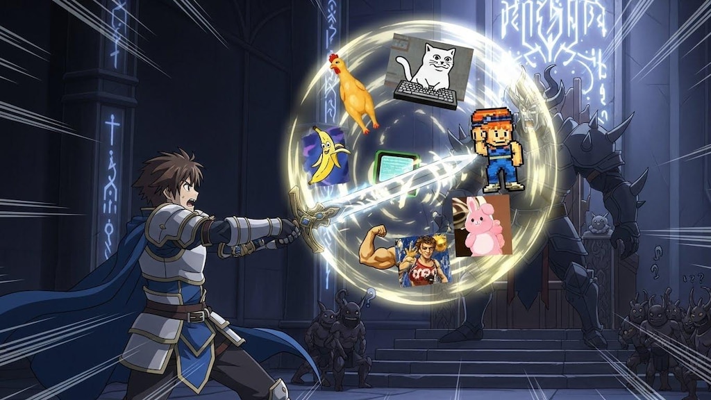 不適切な物が映写される勇者の剣