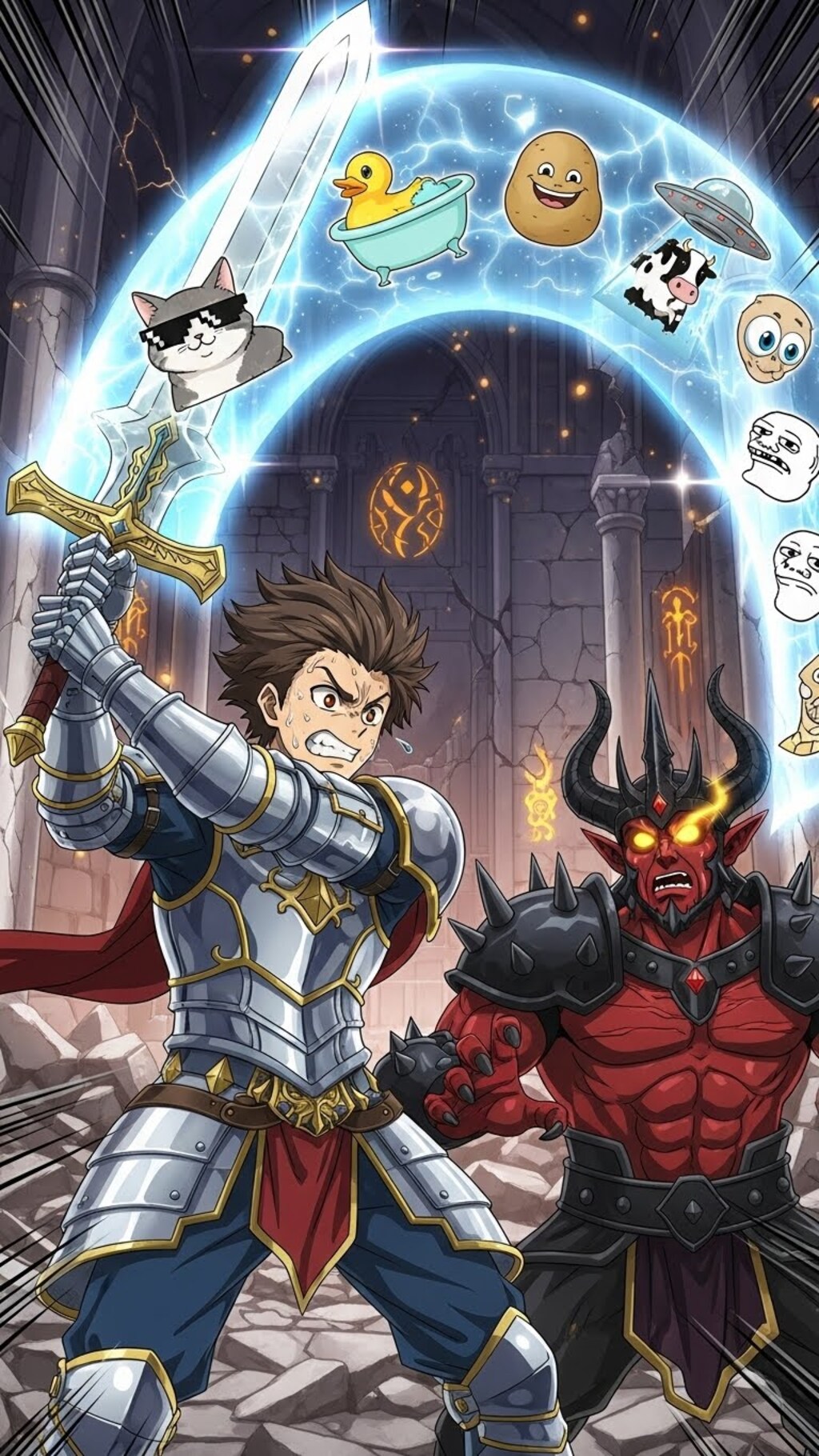 不適切な物が映写される勇者の剣