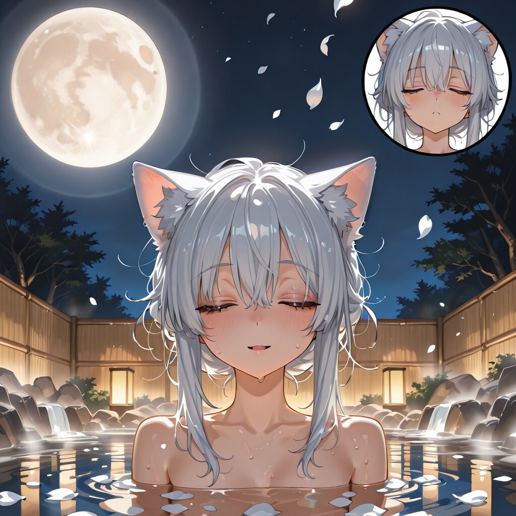 猫耳と温泉