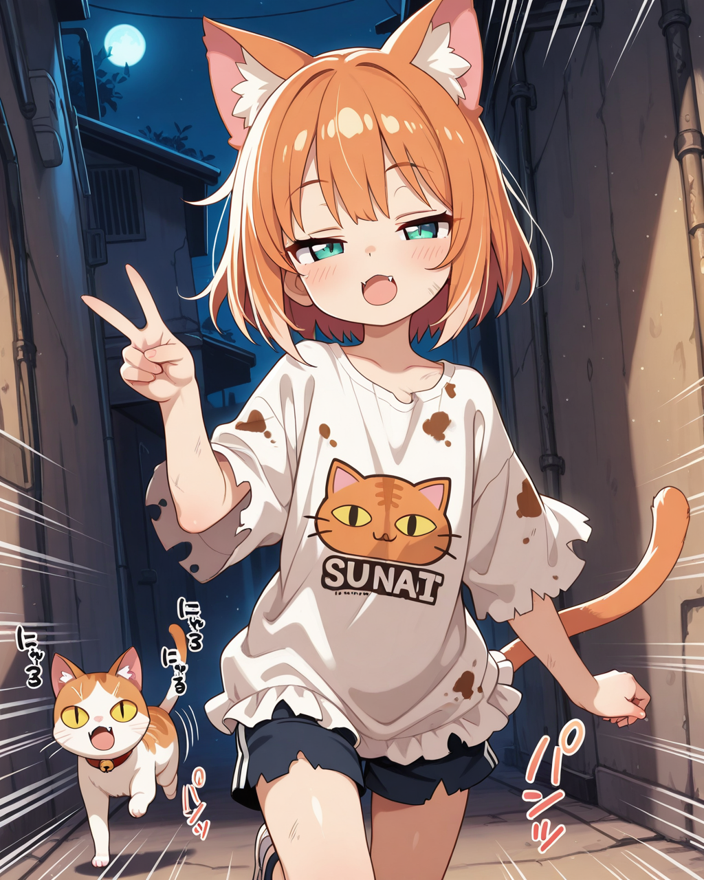 にゃわばり争いに勝利！！