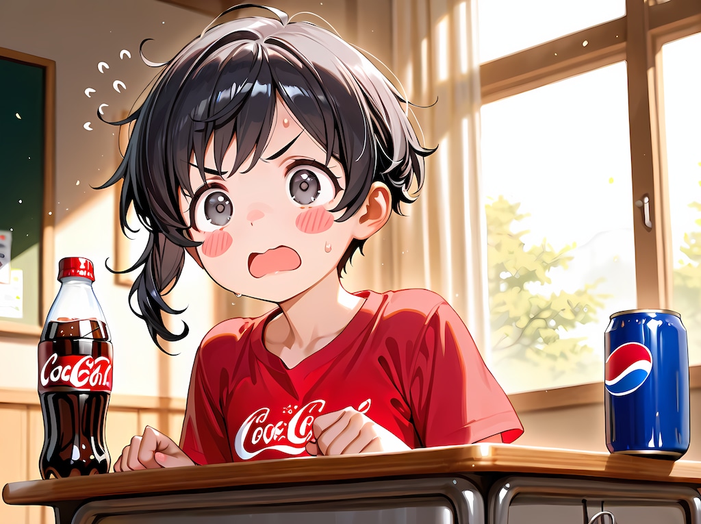 「この…、青い缶はっ！？😨」