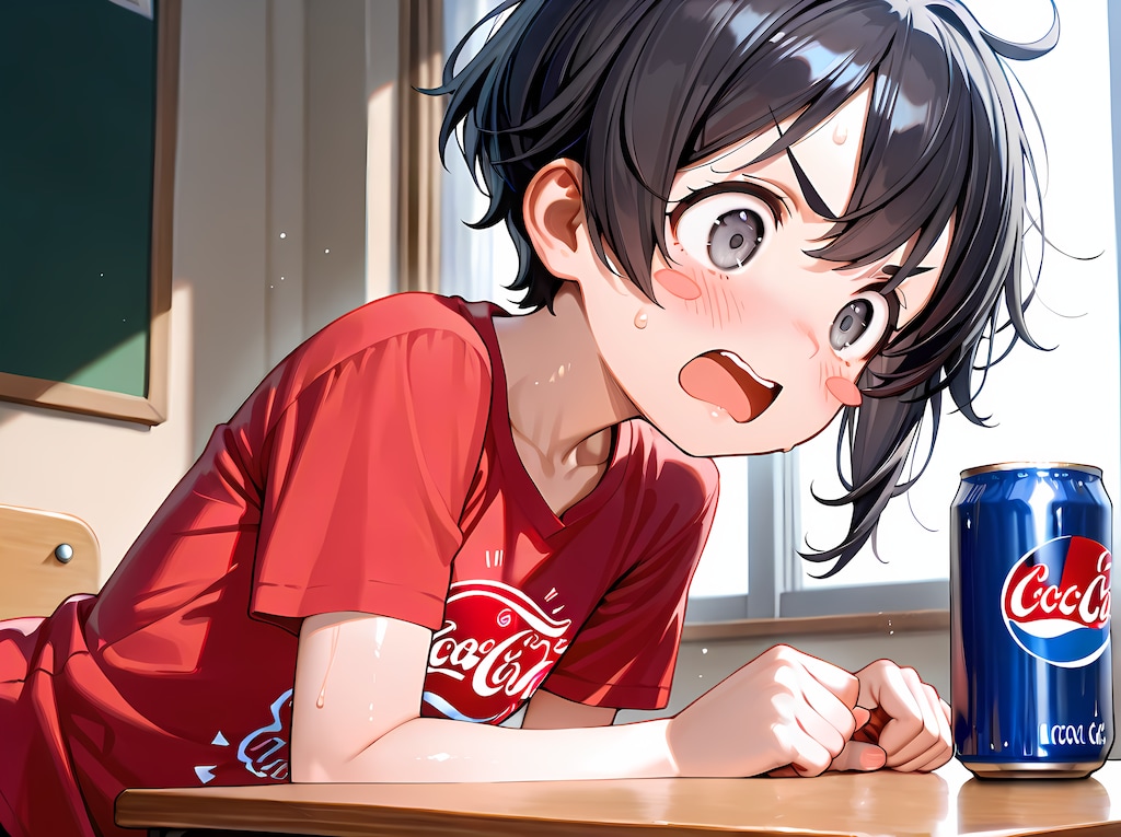 「この…、青い缶はっ！？😨」