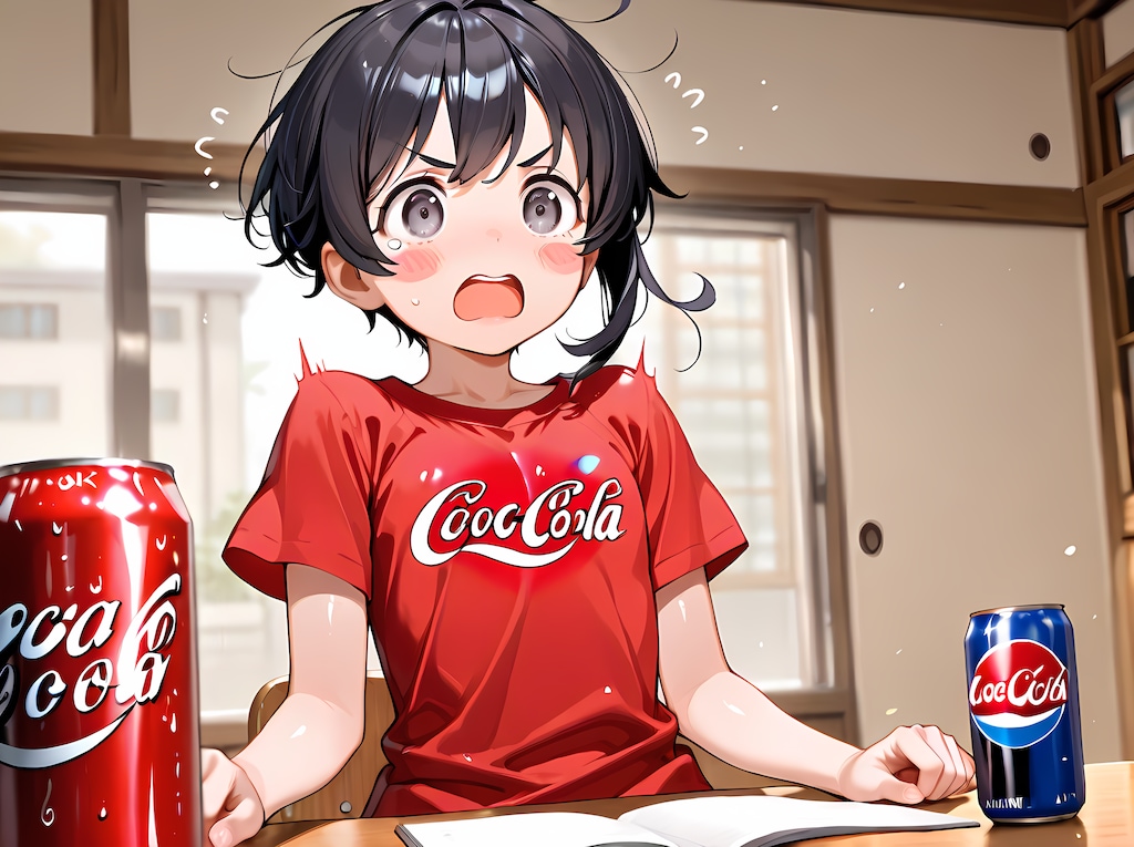 「この…、青い缶はっ！？😨」