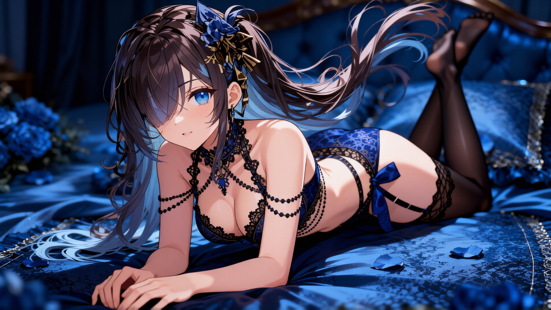 黒髪少女と水着　その8-4