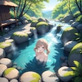 お兄さん、一緒に温泉入りましょ……ほら、キモチいいですよ！ 3枚目