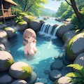 お兄さん、一緒に温泉入りましょ……ほら、キモチいいですよ！ 6枚目