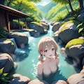 お兄さん、一緒に温泉入りましょ……ほら、キモチいいですよ！ 7枚目