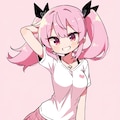 ピンク髪の女の子 3枚目