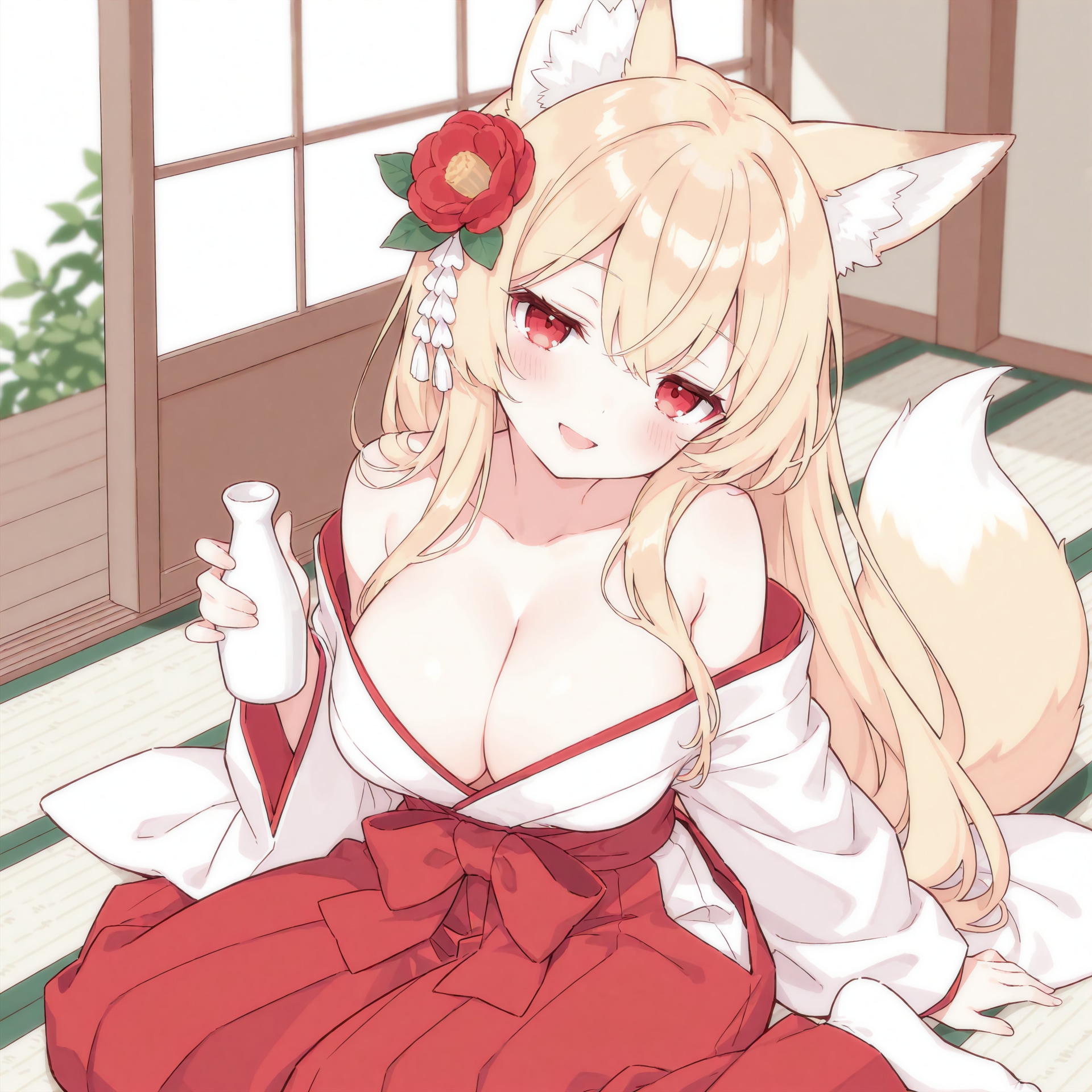 酒飲み金狐