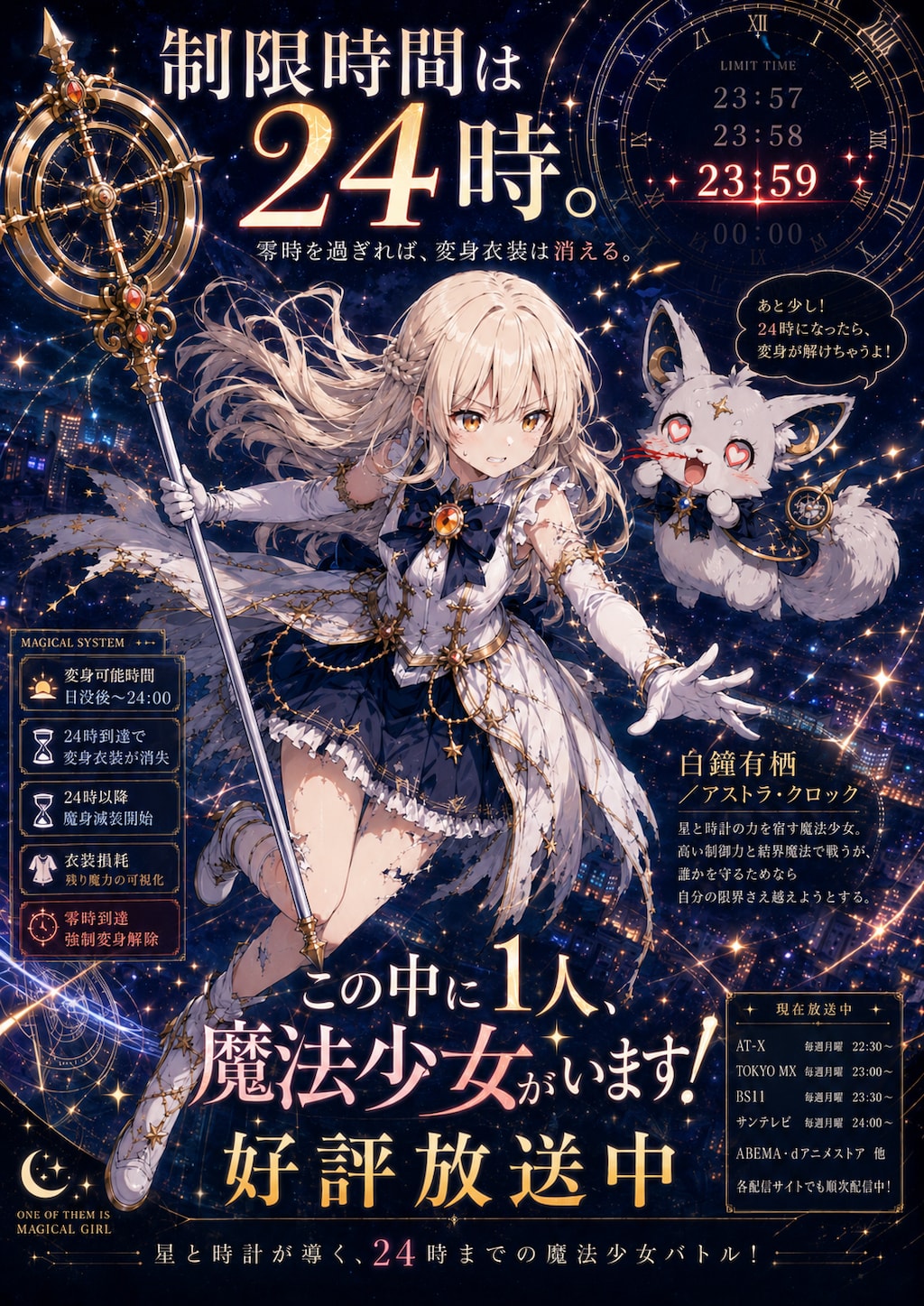 この中に1人、魔法少女がいます！