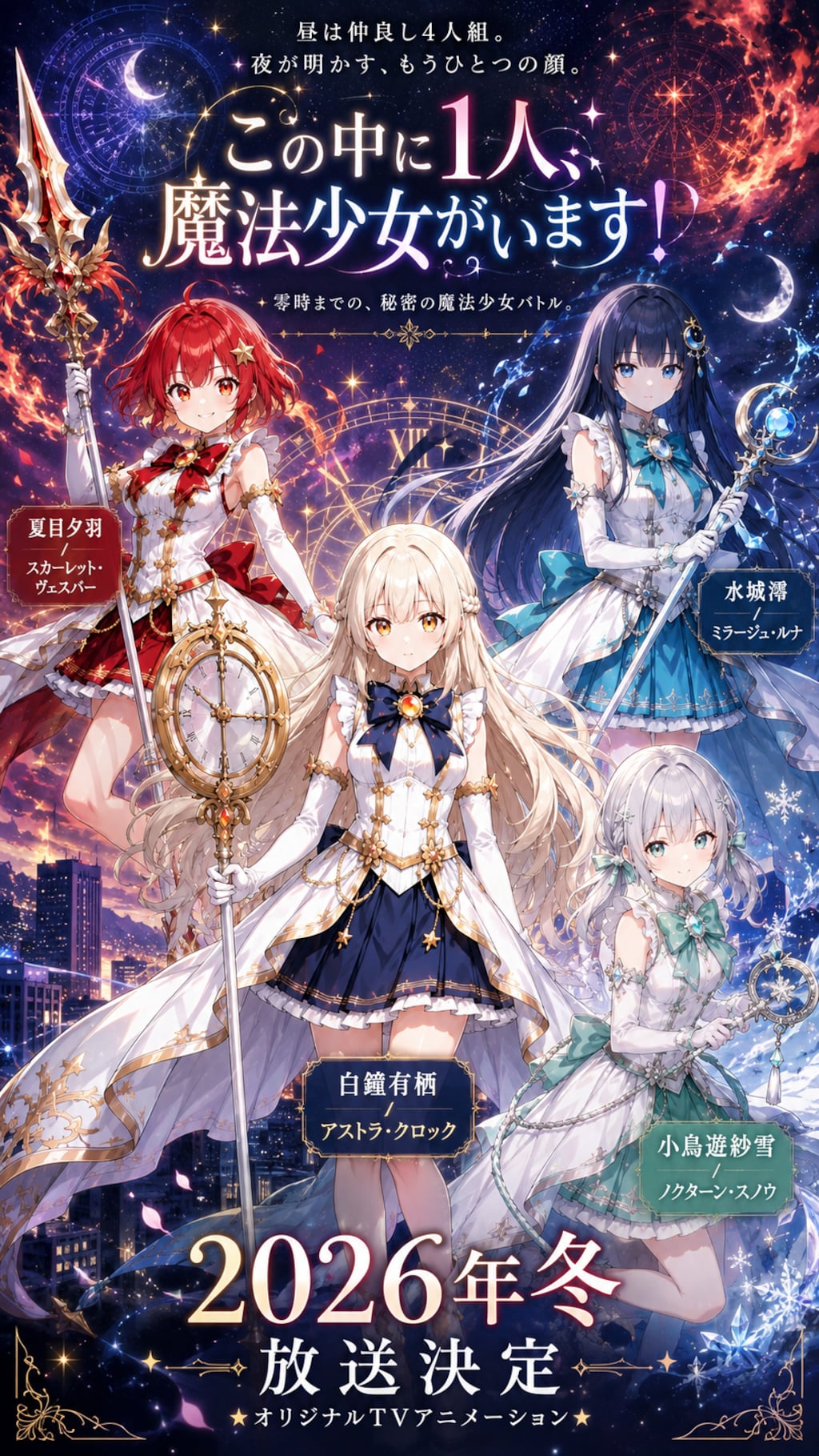 この中に1人、魔法少女がいます！