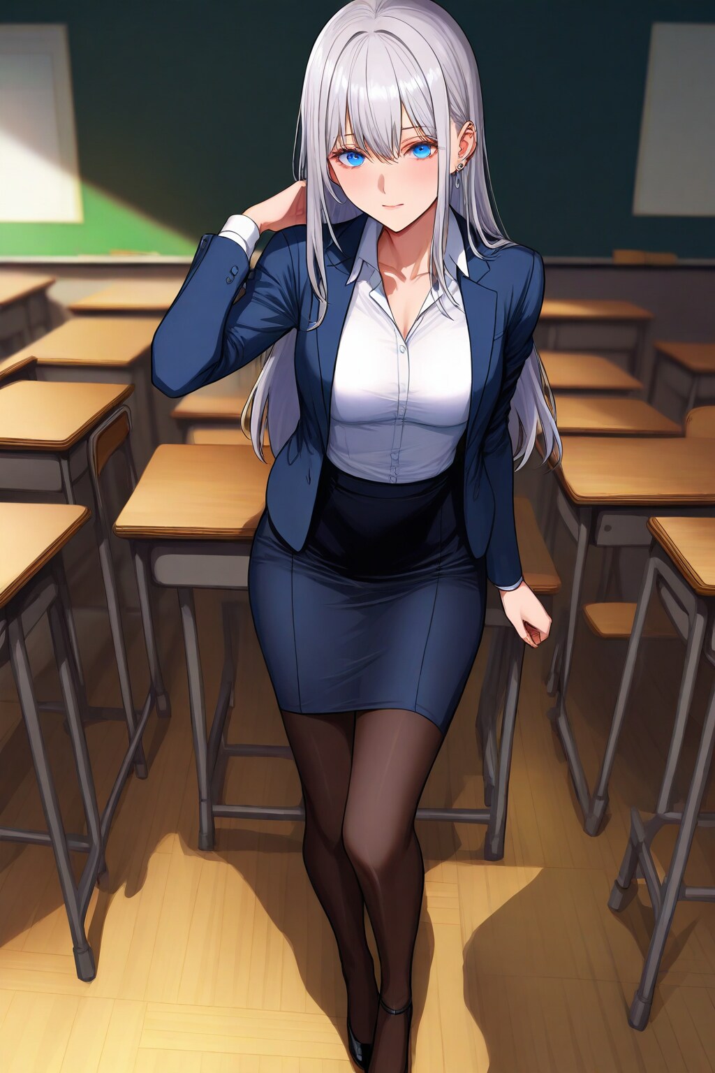 冷たい青、揺らぐ心