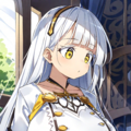 白睫毛の少女 2枚目