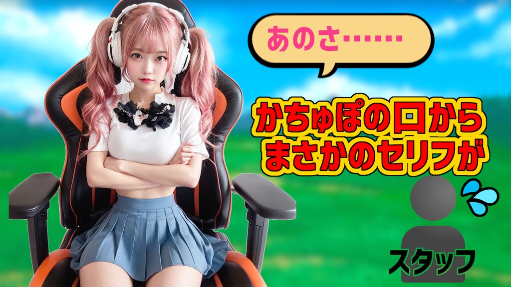 【本性現す？】配信終わり直後のかちゅぽを隠し撮りしたら視聴者の知らない第二人格が撮れてしまった