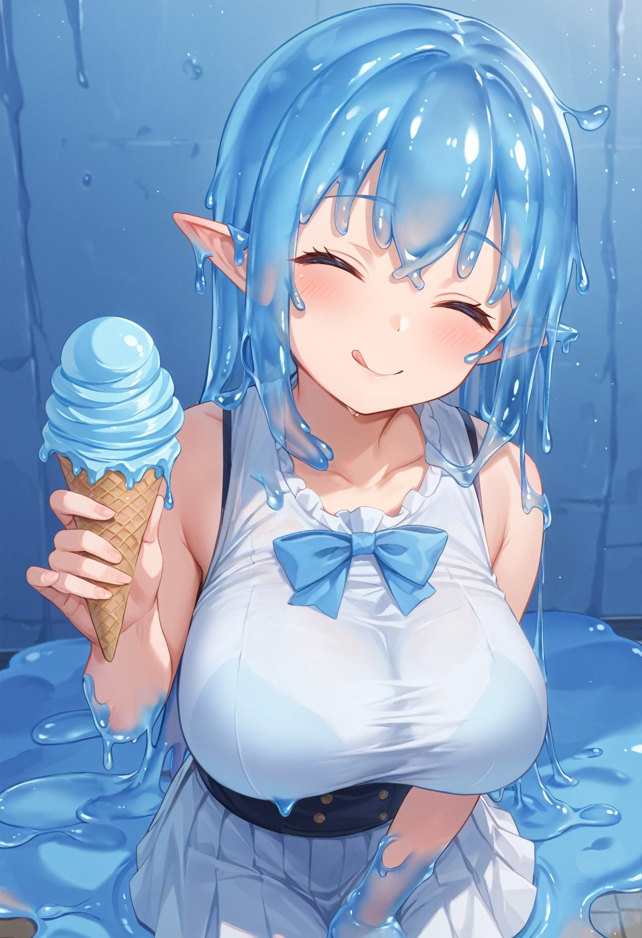 暑いので涼しみを