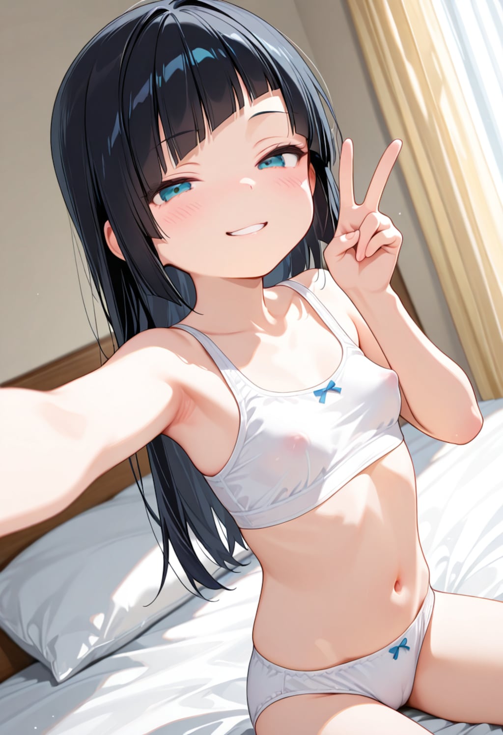 スポブラ自撮り