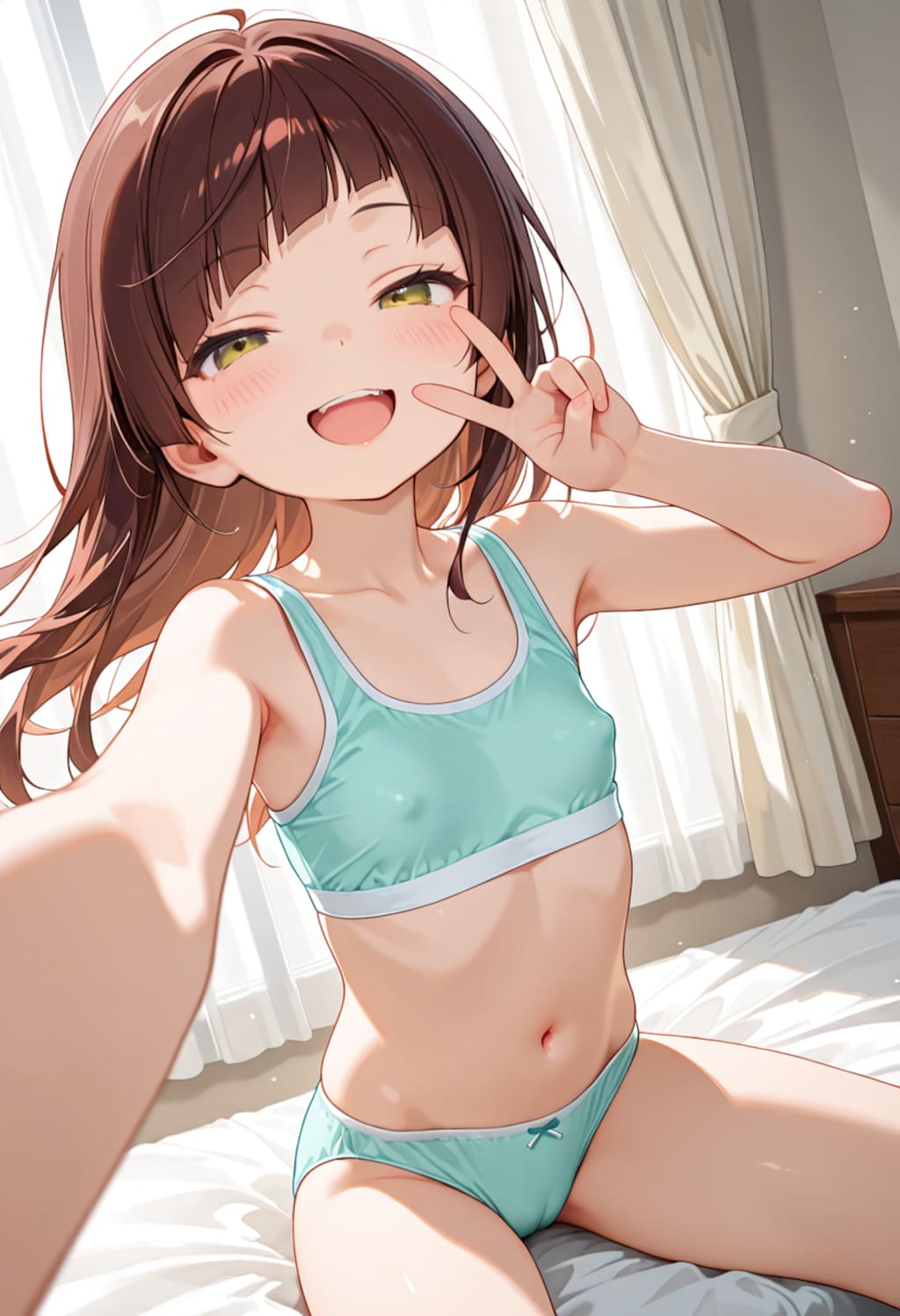スポブラ自撮り