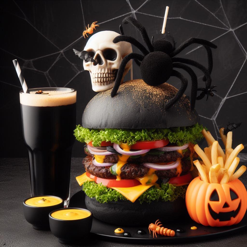 🎃おばけバーガー🍔🍟🥤