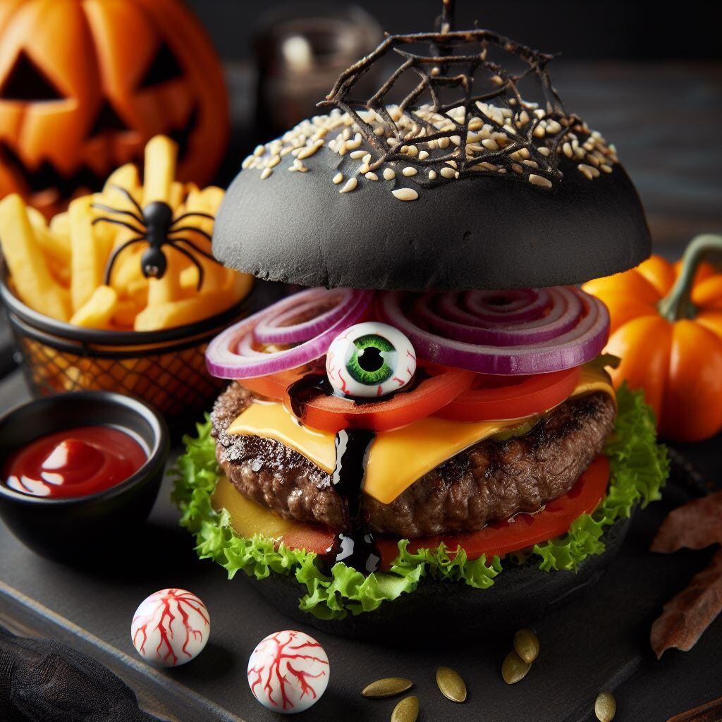 🎃おばけバーガー🍔🍟🥤