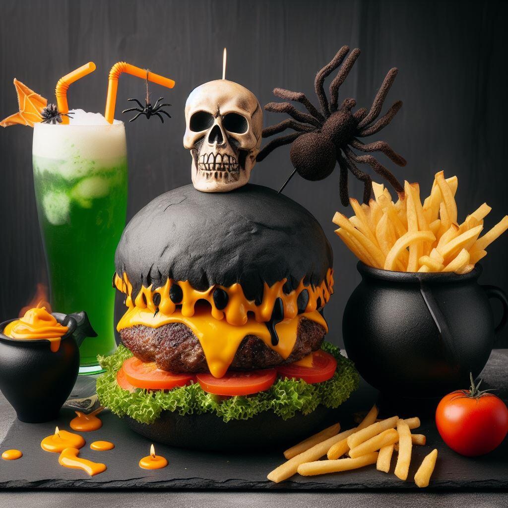 🎃おばけバーガー🍔🍟🥤