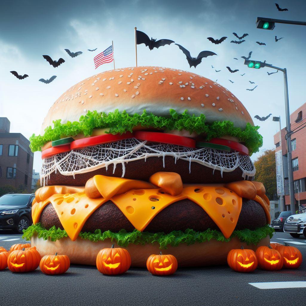 🎃おばけバーガー🍔🍟🥤