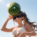 loincloth girl (watermelon smashing) 5枚目